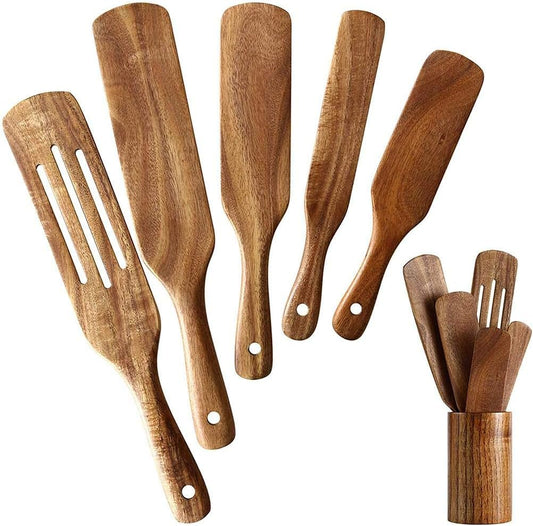 Service with Style - Acacia Wood Cookware Set