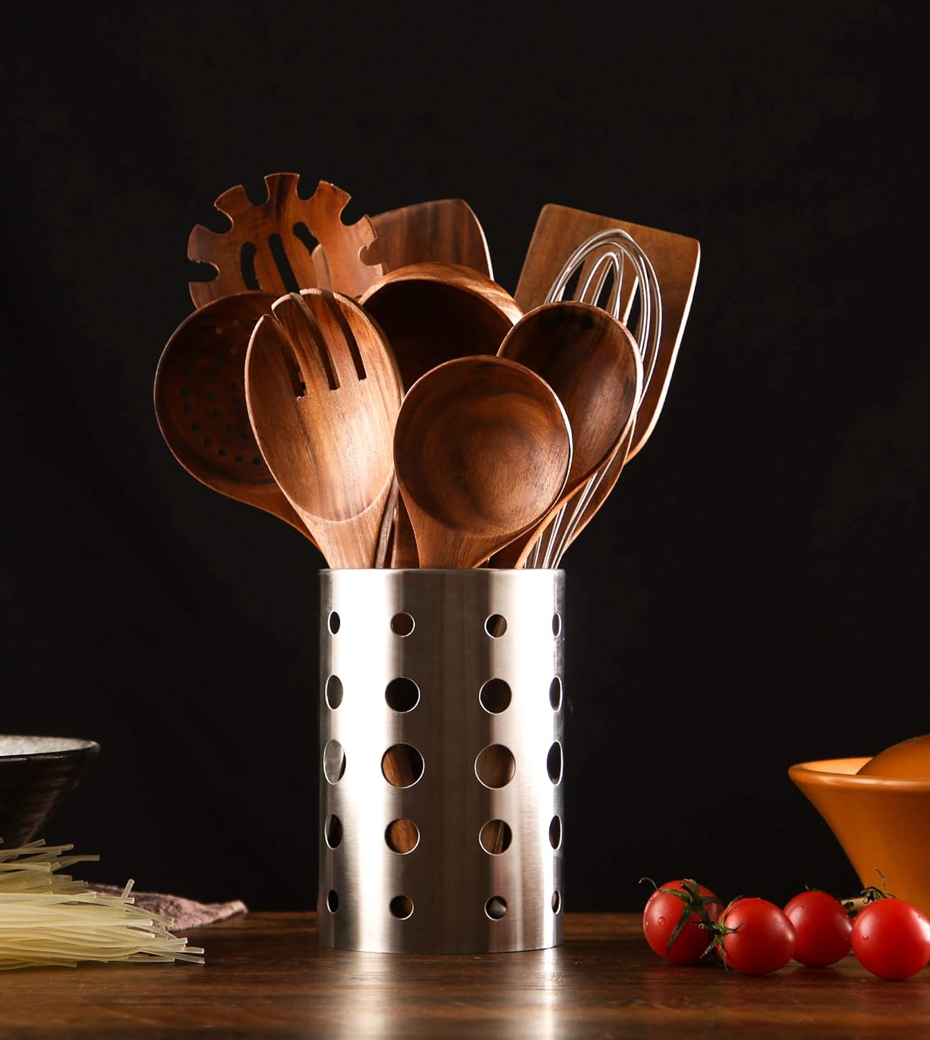 Let's Cook Natural Wooden Utensil Set