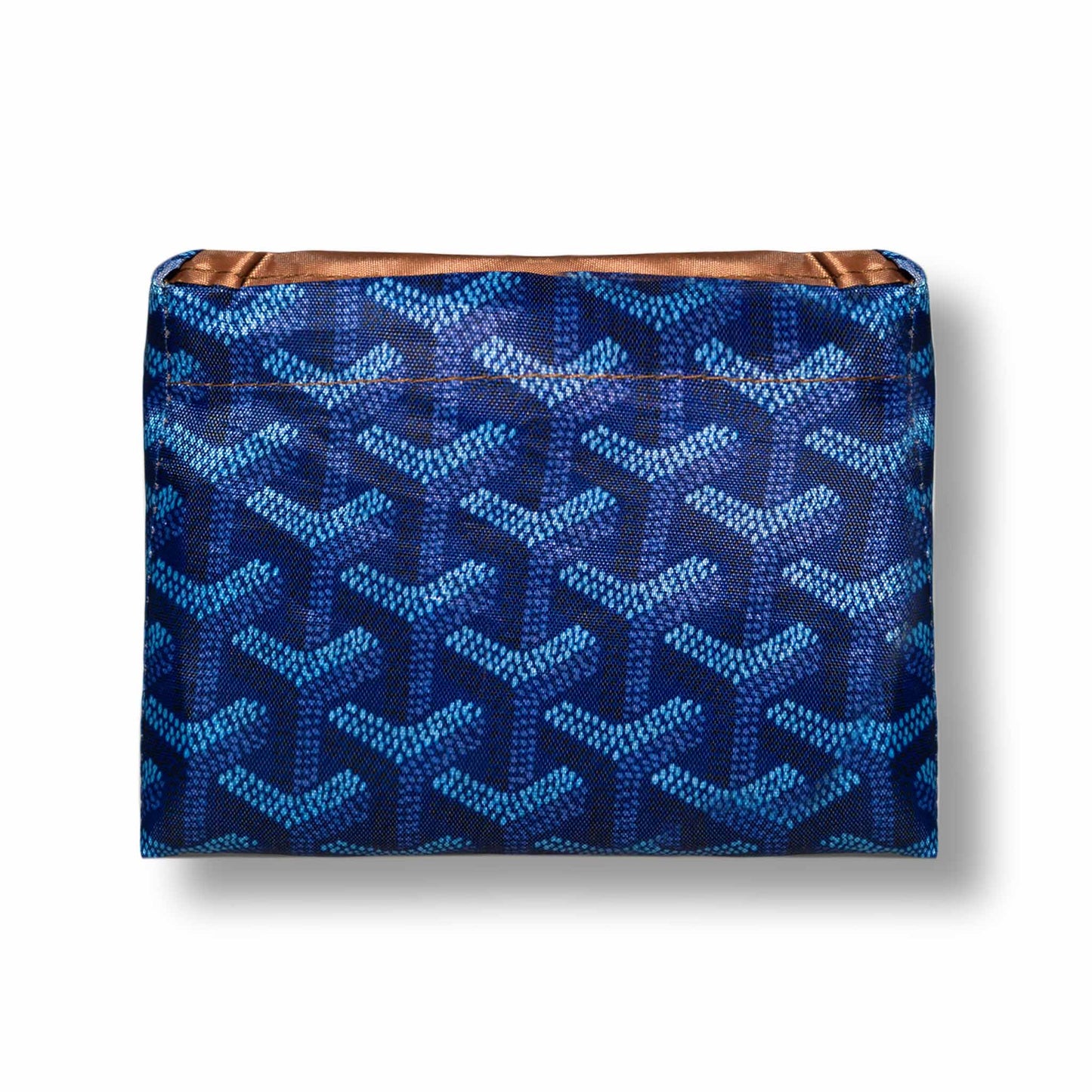 Tuck Away Chic Tote - Blue Patterned Tote Bag