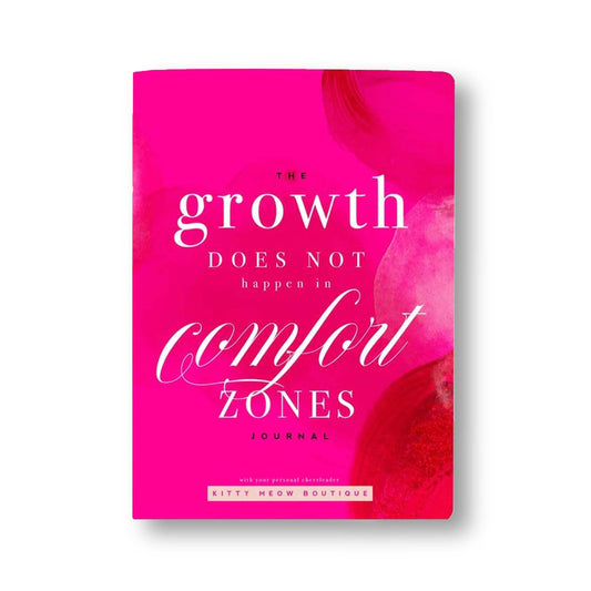 Growth Does Not Happen In Comfort Zones - Inspirational Notebook