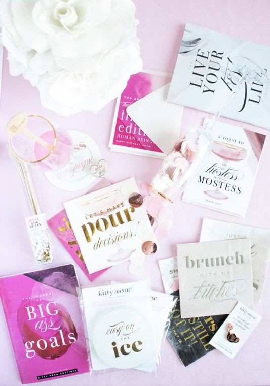 Hot Pink Notebook, BIG GOALS, Inspirational Notebook