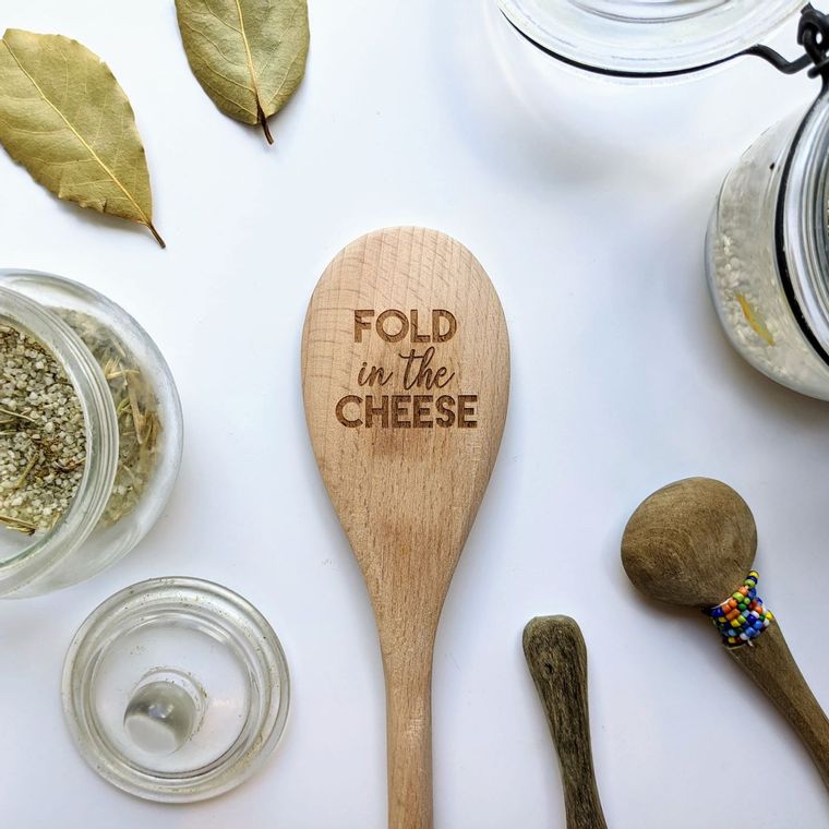 Schitt's Creek - Fold in the Cheese Wooden Spoon