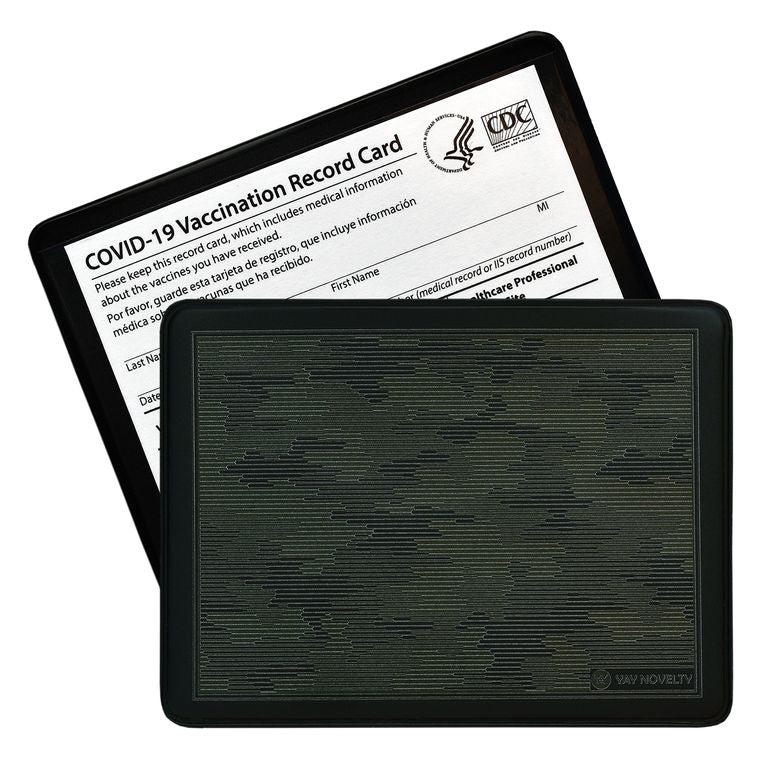 Vaccination/ID Card Holder - Camouflage