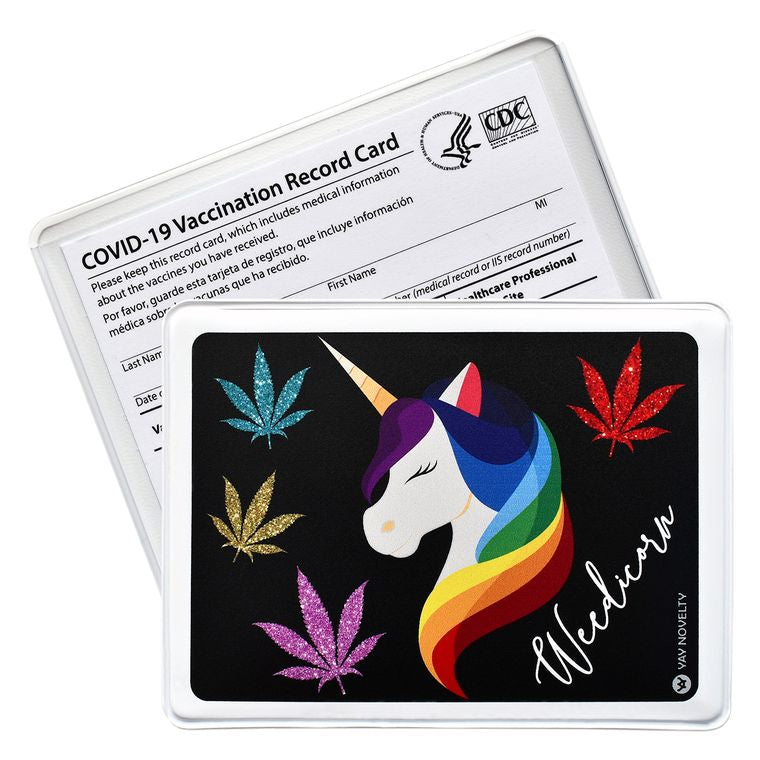 Vaccine/ID Card Holder - Weedicorn