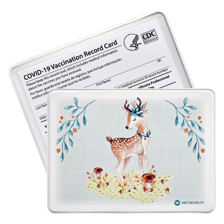 Vaccination/ID Card Holder - Deer