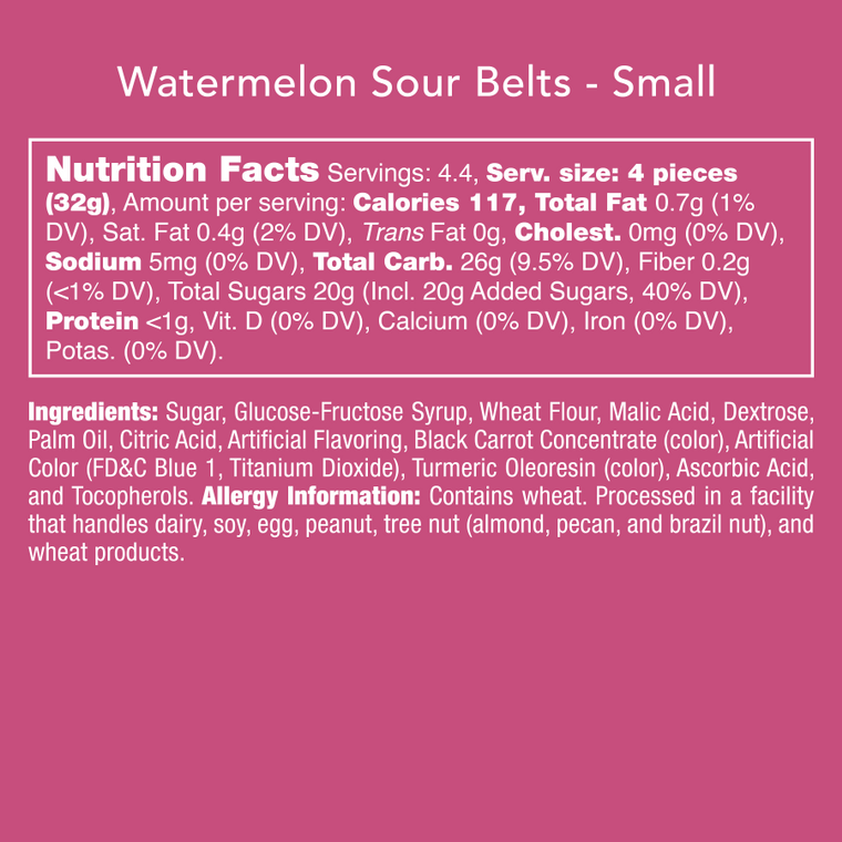 Watermelon Sour Belts