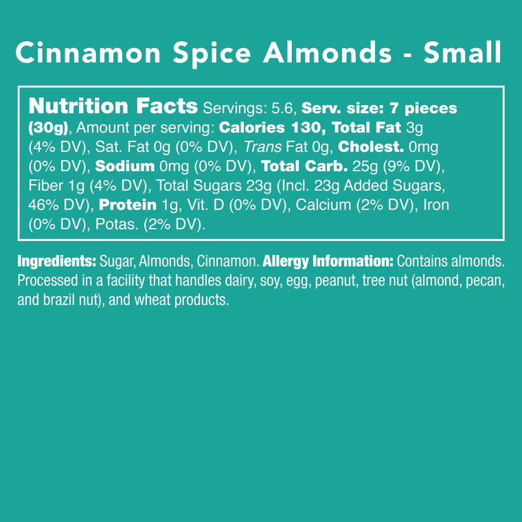 Cinnamon Spice Almonds