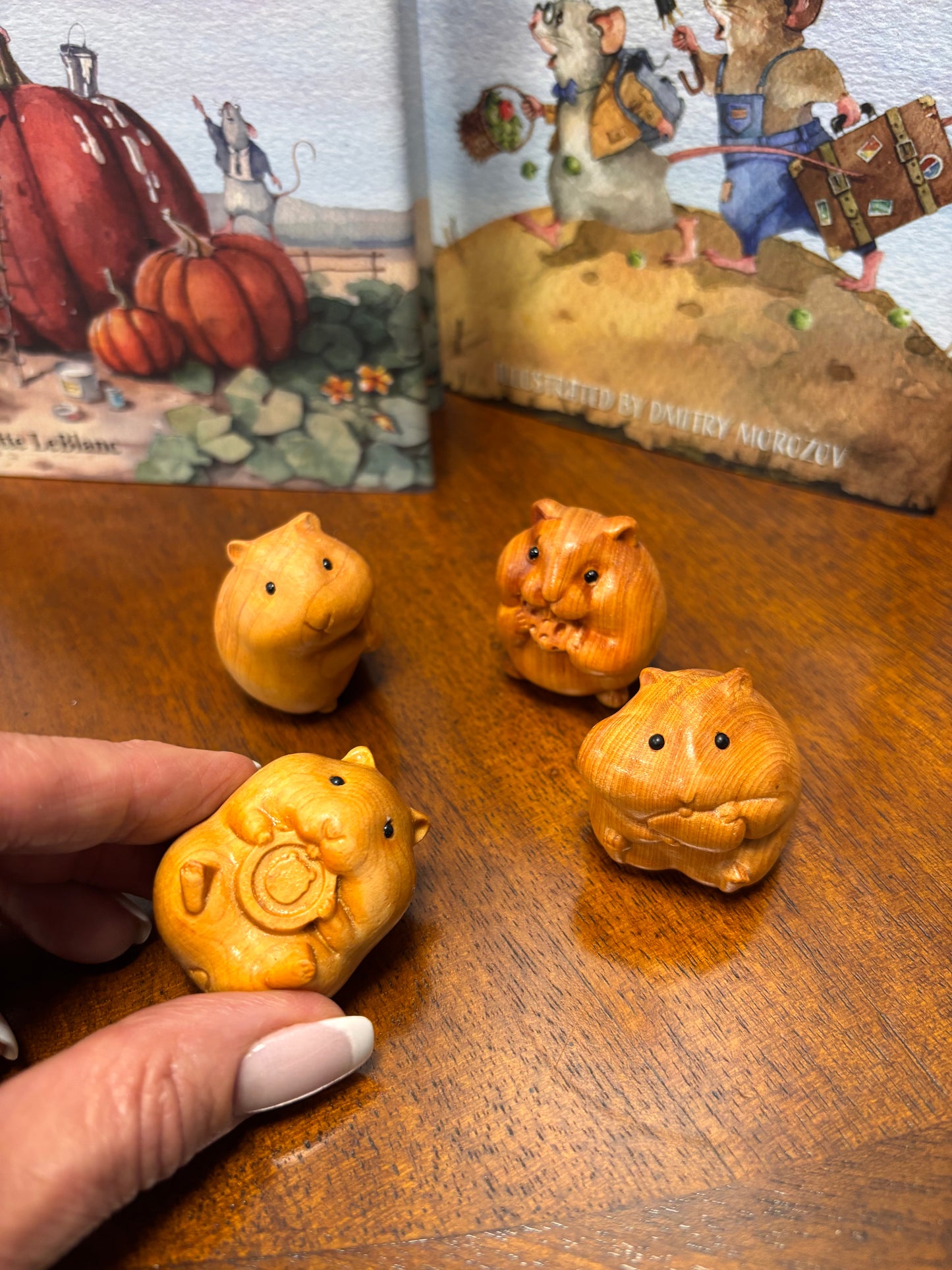Toofer & The Giblet wooden figures set of 4