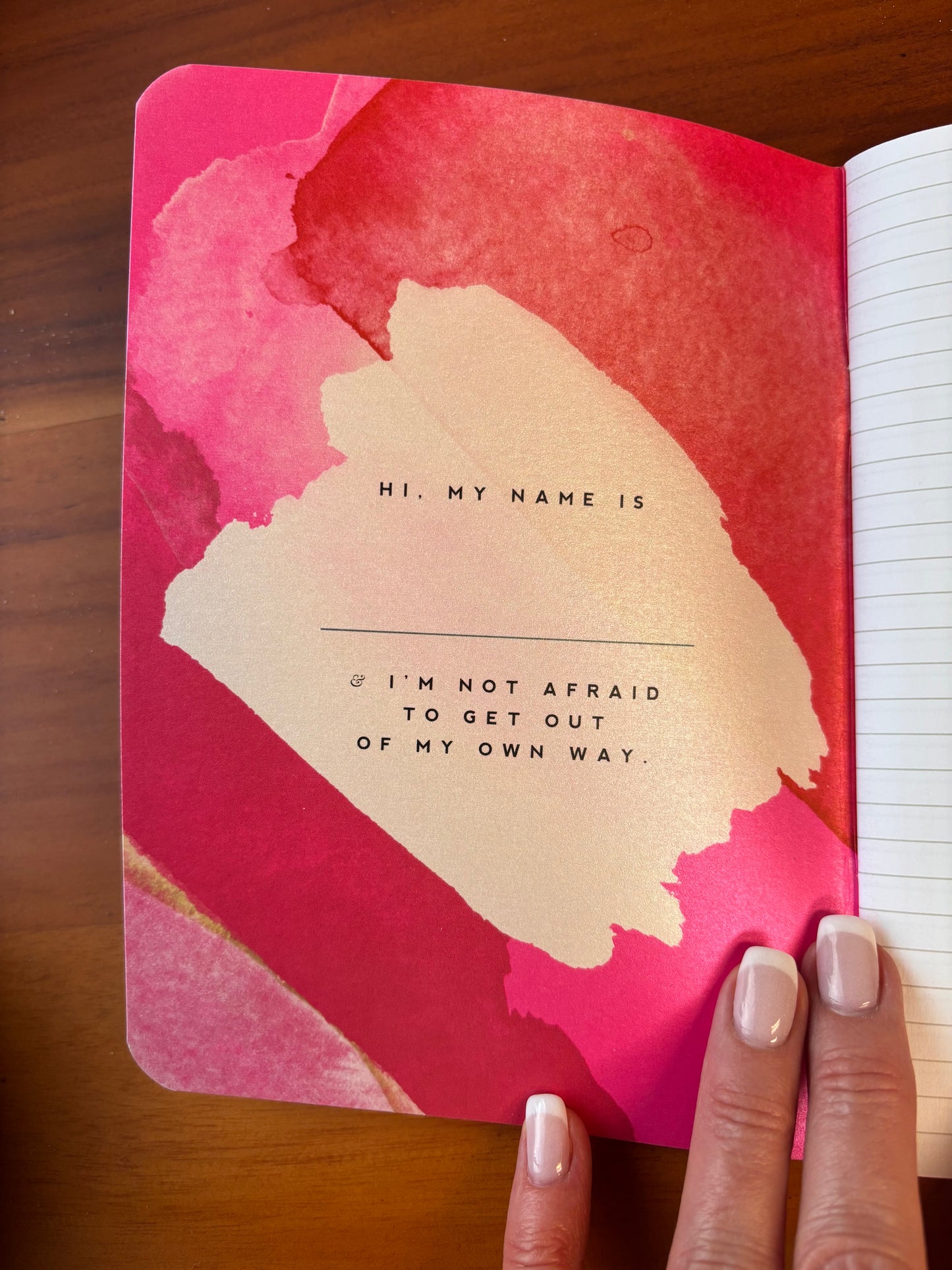 Growth Does Not Happen in Comfort Zones, Inspirational Notebook Journal