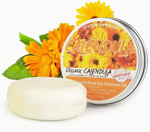 Natural Calendula Shampoo Bar