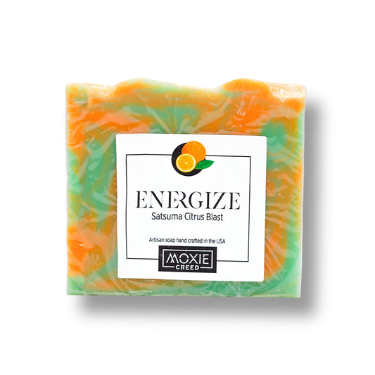 Energize Olive Oil Soap - Satsuma Citrus Blast