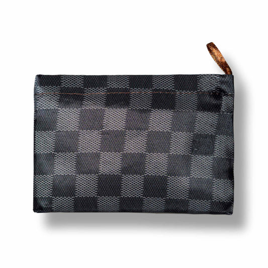 Tuck Away Tote - Black Patterned Tote Bag