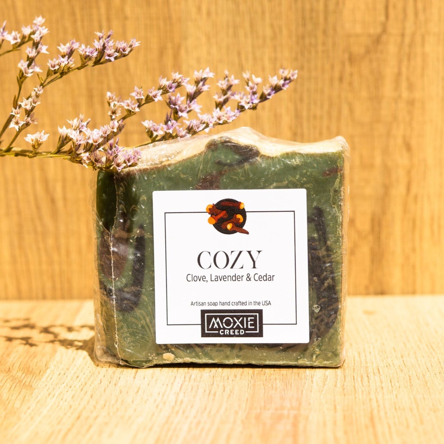 COZY Olive Oil Soap - Clove, Lavender & Cedar