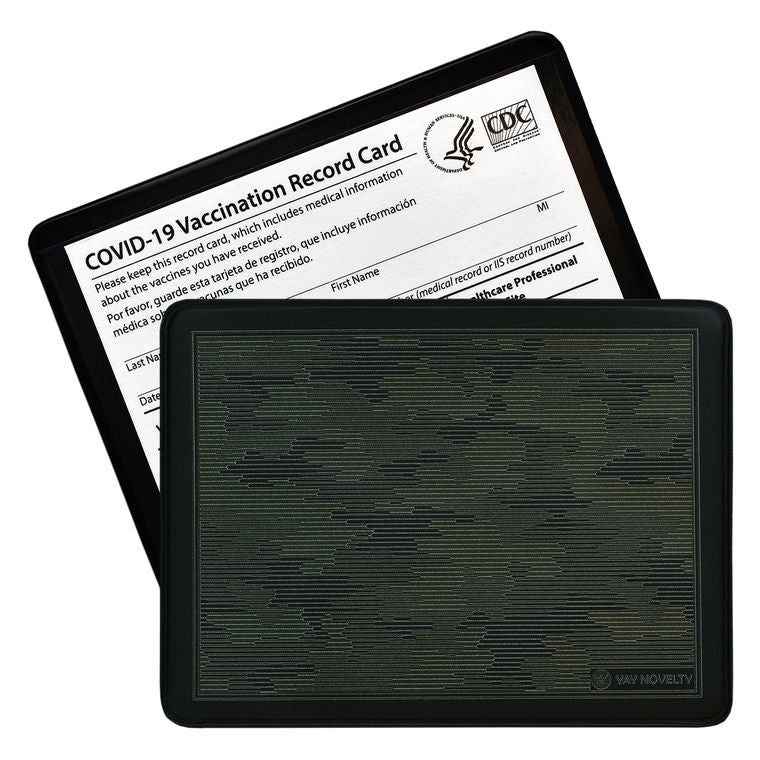 Vaccination/ID Card Holder -  Camouflage