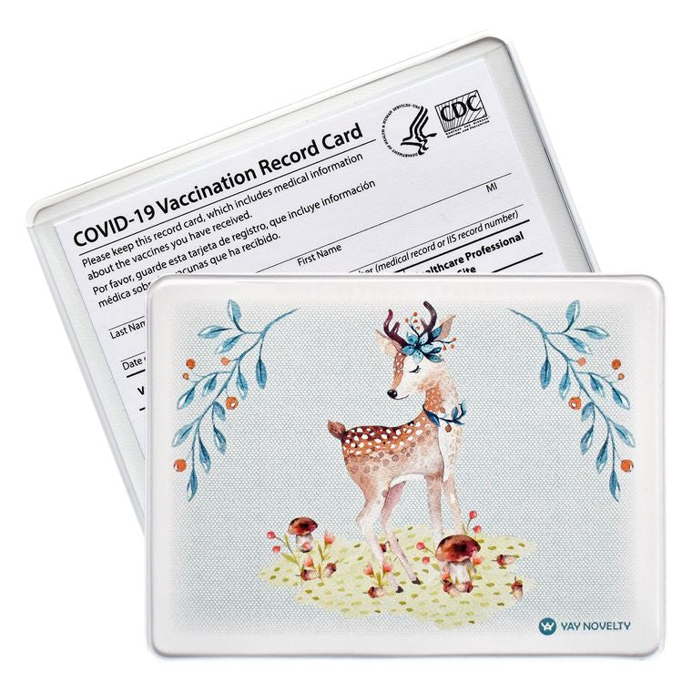 Vaccination Card Holder -   Deer